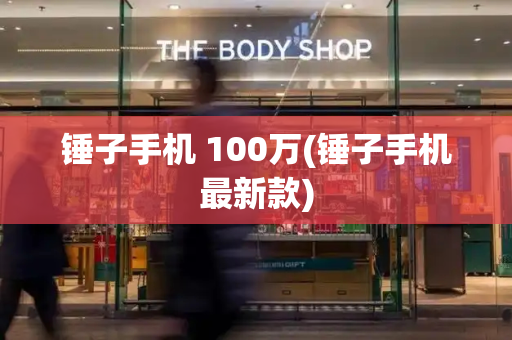 锤子手机 100万(锤子手机最新款)