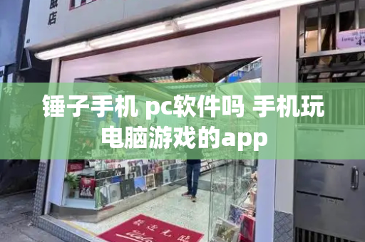 锤子手机 pc软件吗 手机玩电脑游戏的app-第1张图片-星选测评