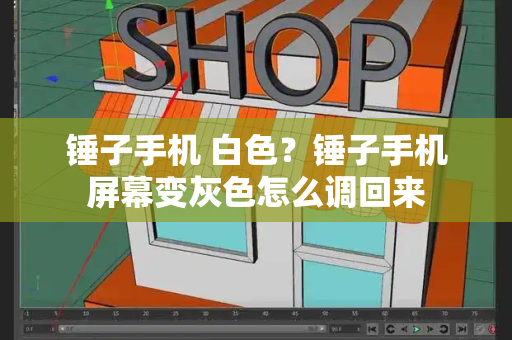锤子手机 白色？锤子手机屏幕变灰色怎么调回来-第1张图片-星选测评