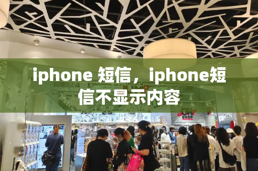 iphone 短信，iphone短信不显示内容-第1张图片-星选测评