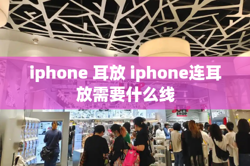 iphone 耳放 iphone连耳放需要什么线-第1张图片-星选测评