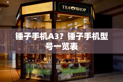 锤子手机A3？锤子手机型号一览表-第1张图片-星选测评