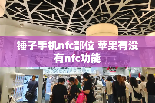锤子手机nfc部位 苹果有没有nfc功能