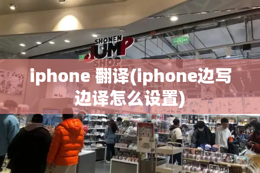 iphone 翻译(iphone边写边译怎么设置)