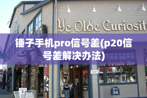 锤子手机pro信号差(p20信号差解决办法)