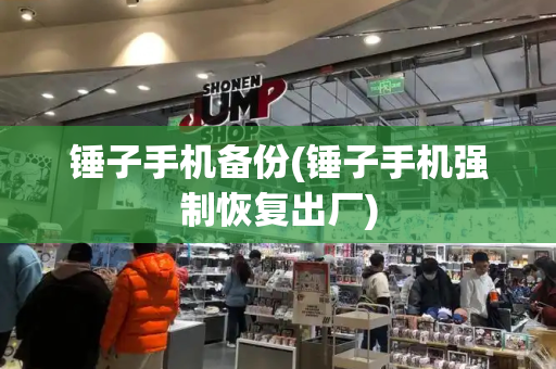 锤子手机备份(锤子手机强制恢复出厂)