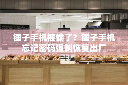 锤子手机被偷了？锤子手机忘记密码强制恢复出厂
