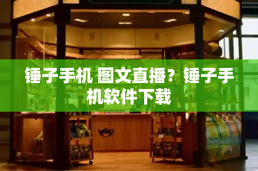 锤子手机 图文直播？锤子手机软件下载-第1张图片-星选测评