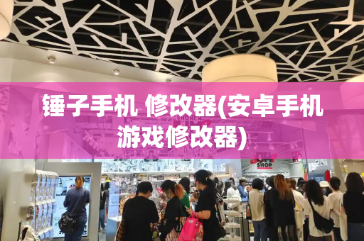 锤子手机 修改器(安卓手机游戏修改器)