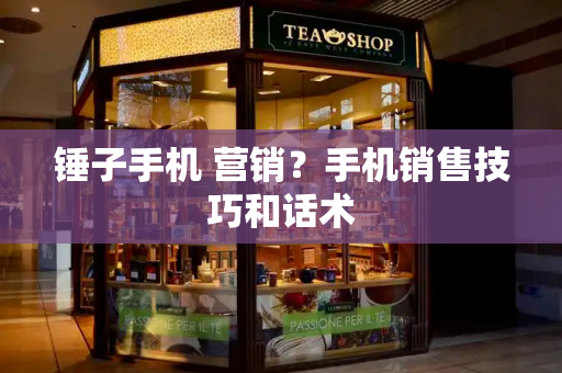 锤子手机 营销？手机销售技巧和话术