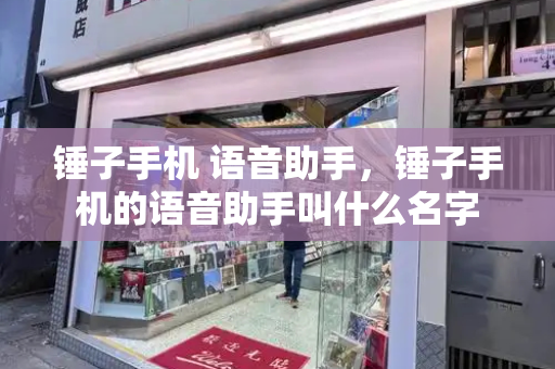 锤子手机 语音助手，锤子手机的语音助手叫什么名字