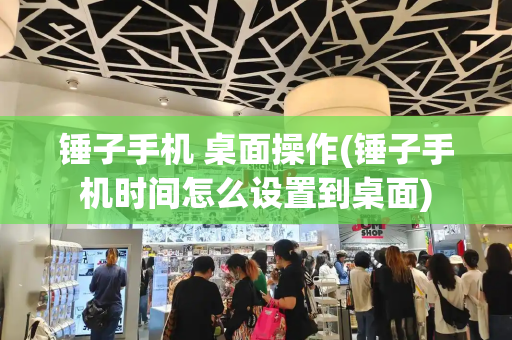 锤子手机 桌面操作(锤子手机时间怎么设置到桌面)