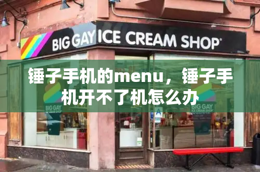 锤子手机的menu，锤子手机开不了机怎么办-第1张图片-星选测评