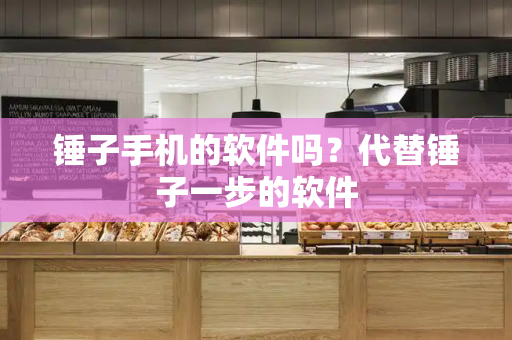 锤子手机的软件吗？代替锤子一步的软件-第1张图片-星选测评