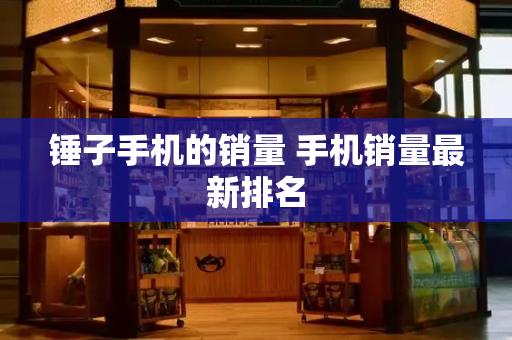 锤子手机的销量 手机销量最新排名-第1张图片-星选测评