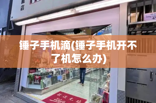 锤子手机滴(锤子手机开不了机怎么办)-第1张图片-星选测评