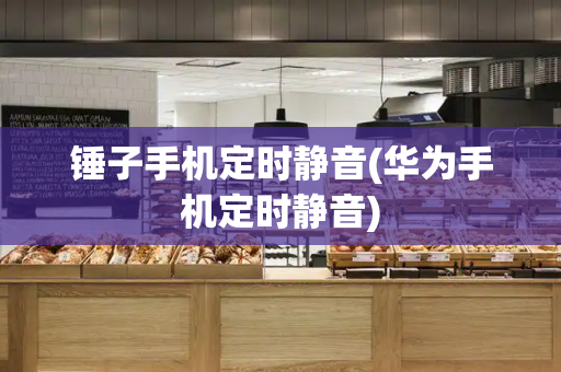 锤子手机定时静音(华为手机定时静音)