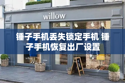 锤子手机丢失锁定手机 锤子手机恢复出厂设置-第1张图片-星选测评