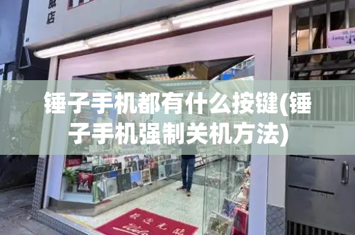 锤子手机都有什么按键(锤子手机强制关机方法)-第1张图片-星选测评