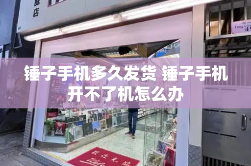 锤子手机多久发货 锤子手机开不了机怎么办