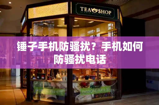 锤子手机防骚扰？手机如何防骚扰电话-第1张图片-星选测评
