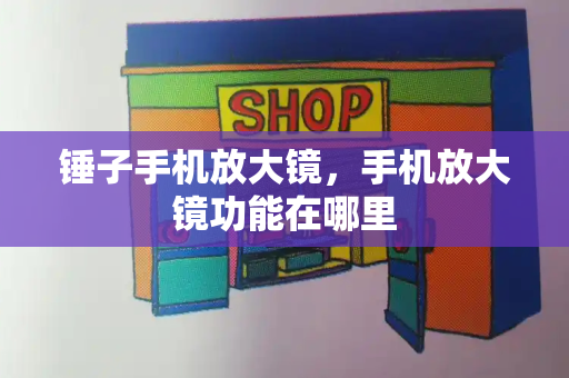锤子手机放大镜，手机放大镜功能在哪里-第1张图片-星选测评