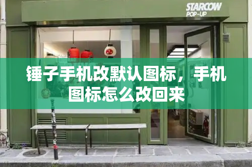 锤子手机改默认图标，手机图标怎么改回来
