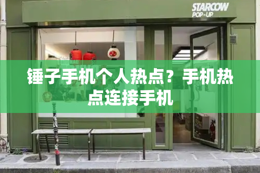 锤子手机个人热点？手机热点连接手机-第1张图片-星选测评