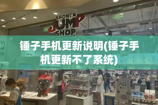 锤子手机更新说明(锤子手机更新不了系统)-第1张图片-星选测评