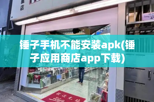 锤子手机不能安装apk(锤子应用商店app下载)-第1张图片-星选测评