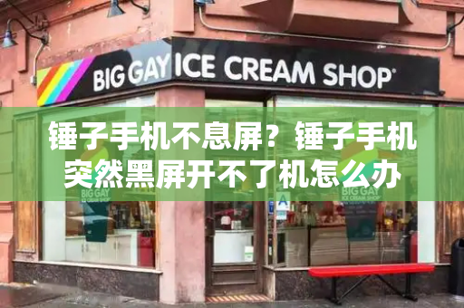 锤子手机不息屏？锤子手机突然黑屏开不了机怎么办-第1张图片-星选测评
