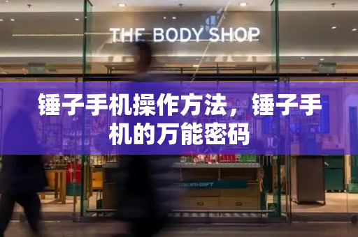 锤子手机操作方法，锤子手机的万能密码-第1张图片-星选测评