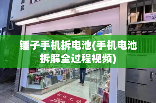 锤子手机拆电池(手机电池拆解全过程视频)