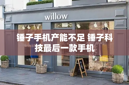 锤子手机产能不足 锤子科技最后一款手机-第1张图片-星选测评