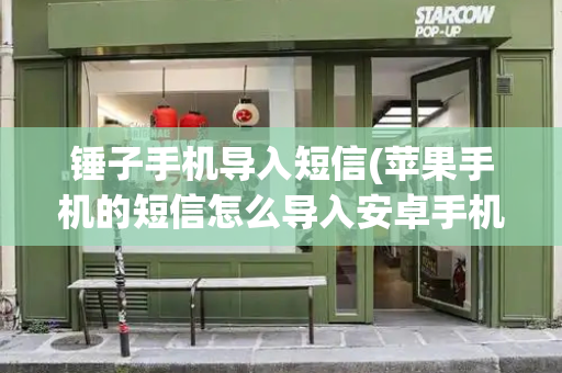 锤子手机导入短信(苹果手机的短信怎么导入安卓手机)-第1张图片-星选测评