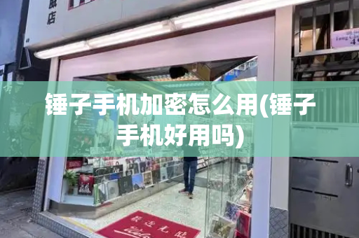 锤子手机加密怎么用(锤子手机好用吗)