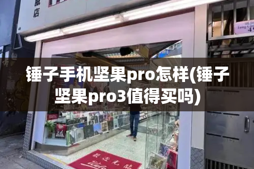 锤子手机坚果pro怎样(锤子坚果pro3值得买吗)-第1张图片-星选测评