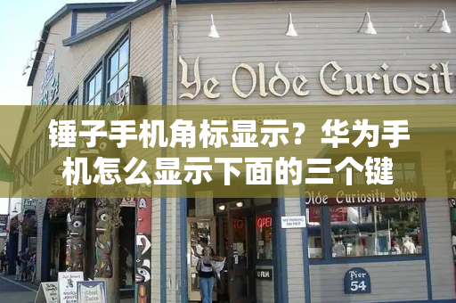 锤子手机角标显示？华为手机怎么显示下面的三个键-第1张图片-星选测评
