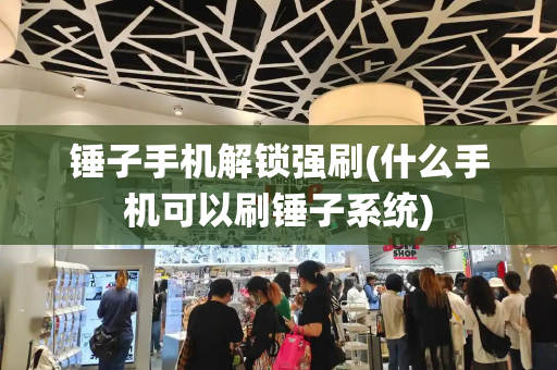 锤子手机解锁强刷(什么手机可以刷锤子系统)-第1张图片-星选测评