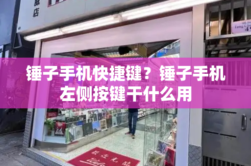 锤子手机快捷键？锤子手机左侧按键干什么用