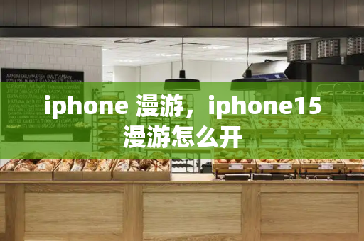 iphone 漫游，iphone15漫游怎么开-第1张图片-星选测评