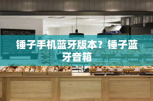 锤子手机蓝牙版本？锤子蓝牙音箱