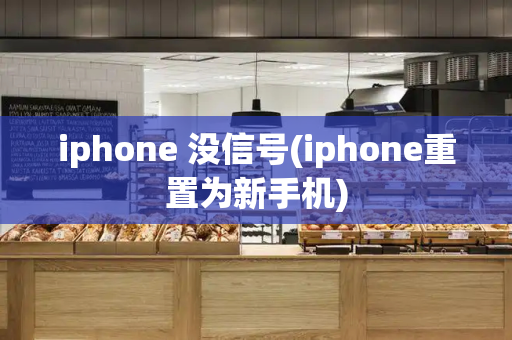 iphone 没信号(iphone重置为新手机)