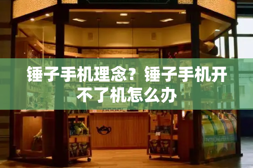 锤子手机理念？锤子手机开不了机怎么办