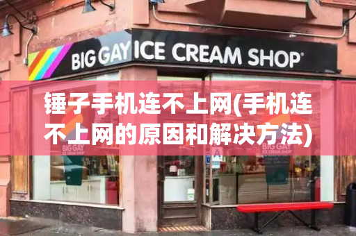锤子手机连不上网(手机连不上网的原因和解决方法)-第1张图片-星选测评