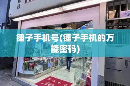 锤子手机号(锤子手机的万能密码)-第1张图片-星选测评