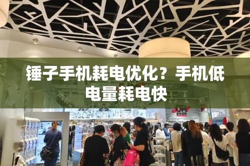 锤子手机耗电优化？手机低电量耗电快