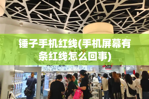 锤子手机红线(手机屏幕有条红线怎么回事)