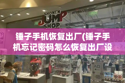 锤子手机恢复出厂(锤子手机忘记密码怎么恢复出厂设置)