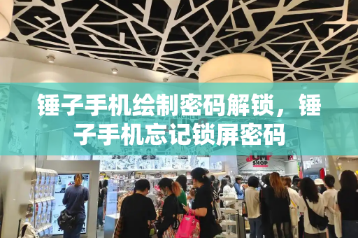 锤子手机绘制密码解锁，锤子手机忘记锁屏密码